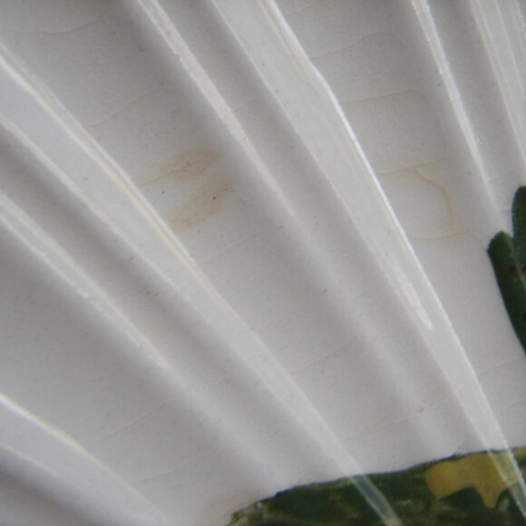 Vtg Blue Ridge Southern Potteries Clam Shell-Shaped Bowl, French Peasant Pattern - Picture 8 of 9